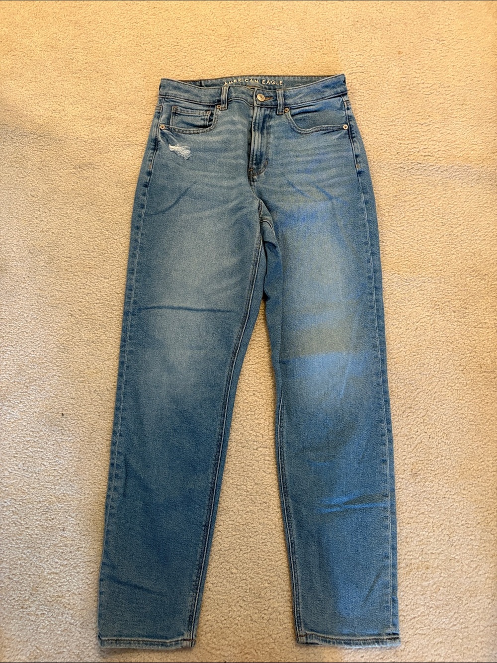 American Eagle Outfitters Stretch Jeans - Light Blue Denim